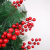 Branches with 12 heads Artificial Berries Branch Flowers Bouquet Red Holly Berry Stamen Plants Christmas Party Home Deco