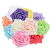 8CM Foam Teddy Bear of Roses Diy Gifts Box Wedding Car Home Decor Bridal Accessories Clearance Artificial Flowers