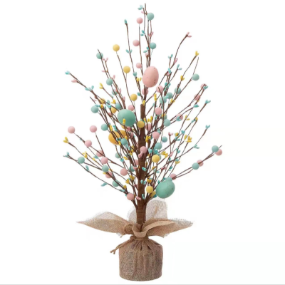 45cm Easter Decorations LED Egg Decoration Tree Table Decoration Spring Party Home Decor Happy Easter Ornaments Gift