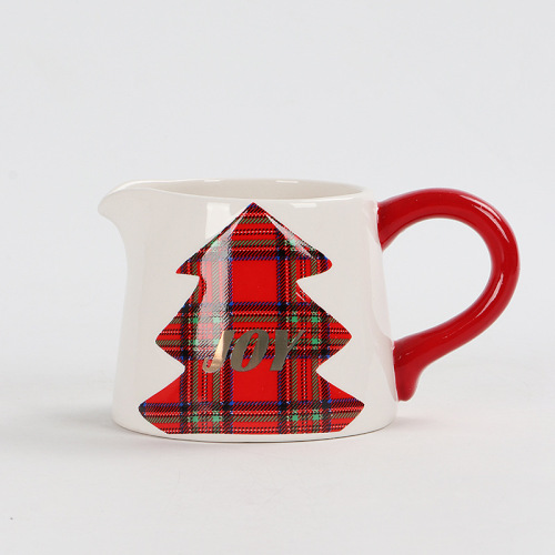 陶瓷厂家直销创意奶壶有柄陶瓷牛奶杯奶壶拉花杯花式咖啡奶杯