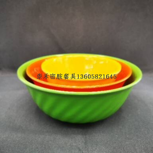 melamine tableware threaded bowl korean style bowl imitation porcelain single ear sauce bowl small condiment dish melamine meal spoon