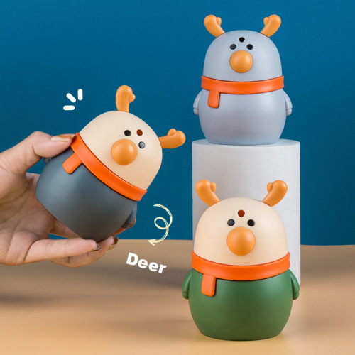 家用自动按压式牙签瓶可爱卡通自动弹出牙签筒跨境牙签盒批发0415