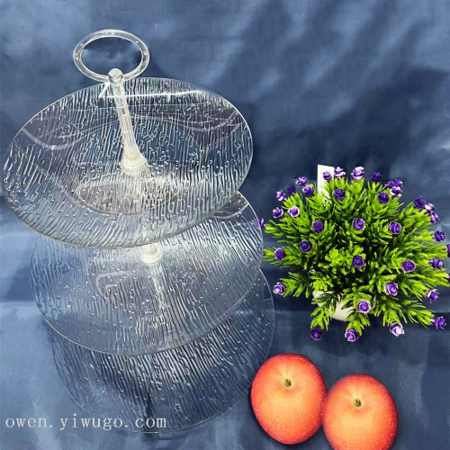 新款亚马逊爆款跨境糕点盘果盘0745