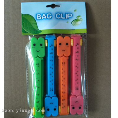 Norhui Creative Smiley Face Sealing Clip Cartoon Sealing Clip Tea Envelope Bag Clip 0755-2