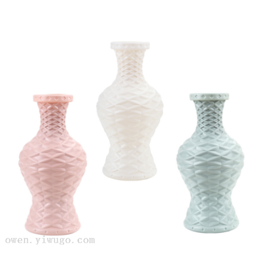 北欧风创意花瓶日用百货工艺品插花瓶容器干湿花花瓶耐摔0755-4