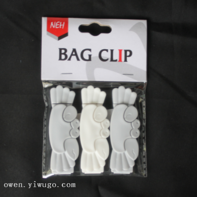 Cute Cartoon Food Bag Sealing Clip Fresh-Keeping Clip Plastic Bag Snack Sealing Clip 0755-2