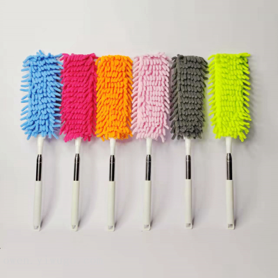 Feather Duster Dust Remove Brush Dust Sweeping Cleaning Household Retractable Lint-Free Electrostatic Vehicular Use Dust Removal Sheet 0766