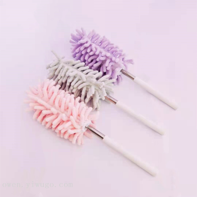 New Nordic Style Chenille Dust Remove Brush Dust Remove Brush Desktop Brush Telescopic Dusting Brush Feather Duster 0766
