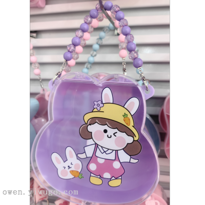New Exquisite Diy Children Cute Little Girl Storage Box Rubber Band Hairpin Bracelet Rabbit Style Storage Box 0772