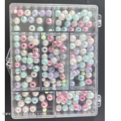 Cross-Border Only for Ps7 Grid New Material New Diy Beaded Hair Elastic Hairpin Factory Wholesale Food Grade Guarantee 0772