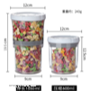 Food Grade Vacuum Multigrain Storage Tank Kitchen Press Sealed Cans Nut Coffee Plastic Storage Tank 0594