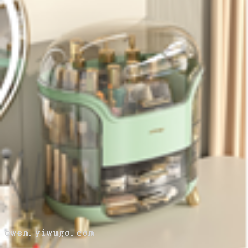 梳妆台化妆品收纳盒大容量护肤品置物架香水口红面膜盒子0414