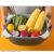 Creative Double-Layer Thickened Draining Basket Household Kitchen Plastic Hollow Draining Basket Vegetable and Fruit Cleaning Basket 0779-1