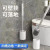 Wall-Mounted Toilet Brush No Dead Angle Cleaning Toilet Cleaning Brush Wash Toilet Toilet Gadget Set 0588