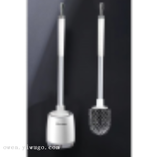silicone cleaning toilet brush long handle with base toilet brush wall-mounted punch-free draining toilet brush 0588
