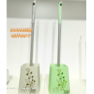 Household Toilet Brush Cleaning Supplies Bathroom Cleaning Supplies Long Handle Hollow Base Toilet Brush 0588