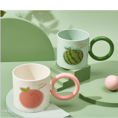 Good-looking Fruit Mug Creative Mouthwash Cup Male and Female Students Cute Drinking Cup Milk Cup Tooth Cup 0652