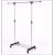 Clothes Rack Floor Simple Bedroom Inner Rod Clothes Hanger Balcony Multi-Functional Clothes Hanger Cloth Rack 0819