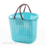hollow plastic household storage basket multifunctional frame living room toy clothing storage basket laundry basket 0337