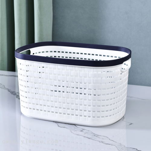 工厂直销收纳篮简约时尚收纳筐杂物收纳整理篮0337