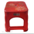 Ronghua Rich Printing Plastic Chair Stool Home Fashion Simple Dining Stool Printing Square Chair 0400