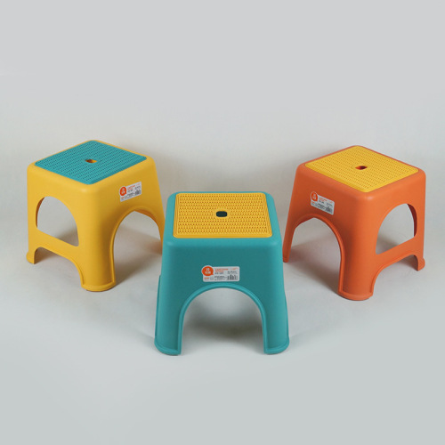 plastic low stool retro rattan small square stool bathroom children‘s bath stool night market stall chair 0400