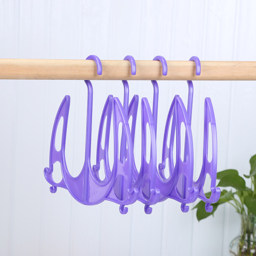 多色晾衣架鞋架挂钩鞋挂架多功能鞋架鞋挂钩 塑料