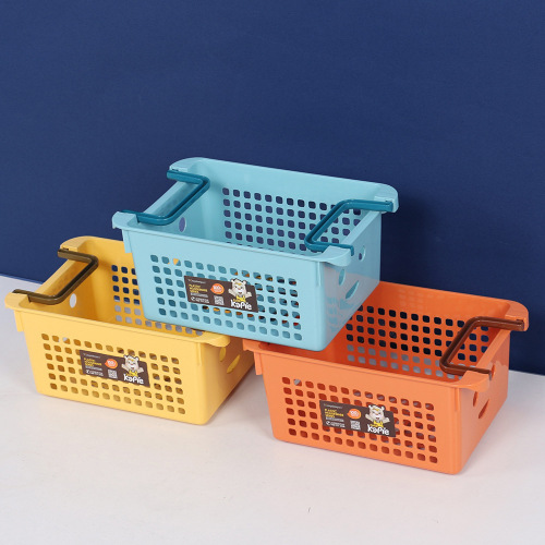 桌面收纳框塑料学生桌面整理框化妆品置物玩具卧室收纳批发02011