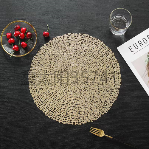 [Xinsun] PVC Placemat Simple Style Decoration Western Restaurant Banquet Supplies Table Mat Cup Mat in Stock Wholesale