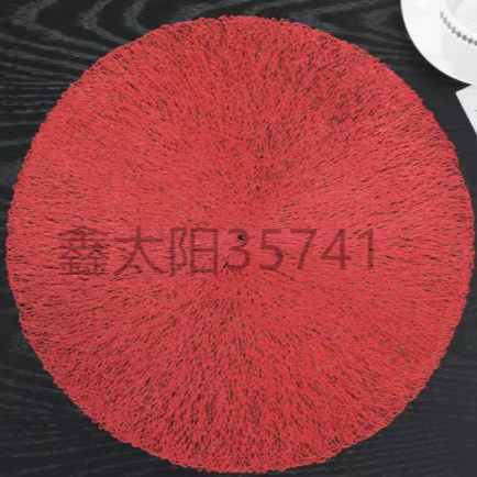 [Xinsun] Hollow PVC Placemat Non-Slip Insulation Pad Anti-Scald Western Placemat Simple Gilding Table Mat Pot Mat