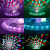 Bluetooth Crystal Music Light Little Flying Saucer Bulb Colorful Magic Ball Rotating Stage Lights Laser Light Led Audio Light