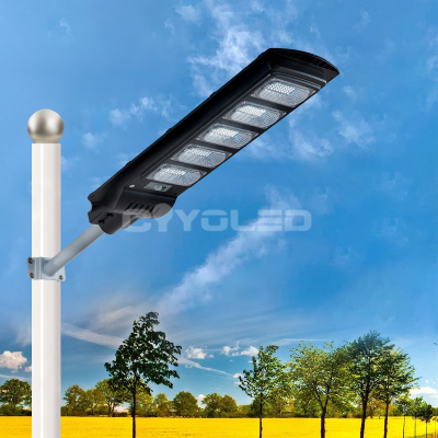 Classical ABS Integrated LED Solar Street Light Outdoor Lighting Solar Street Light Night Road Human Body Induction LED Street Light all in one solar street light best price High brightness Solar LED street light big power solar street light in stock