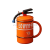 Creative Funny Mug with Lid Office Fire Extinguisher Shape Ceramic Cup Gift
