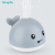 Electric Induction Water Spraying Whale Baby's Bathroom Toy with Light Music Universal Water Toys Slingifts