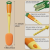 Multifunctional Sponge Long Handle Cup Brush 3in1 Cleaning Brush Cleaning Notches