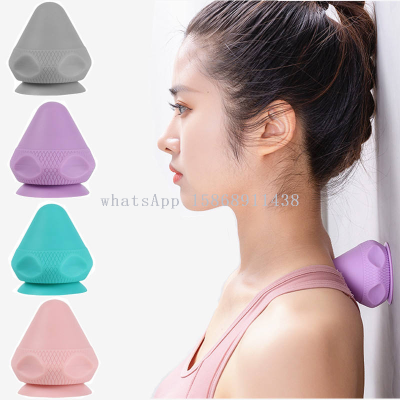 Silicone Massage Ball Can Adsorb Wall, Neck, and Sole Massage Tools