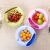 Storage Box 3-in-1 Fruit Plate Lazy People Eat Melon Seeds Snack Artifact Handphone-Friendly Double Layer Snack Dish 