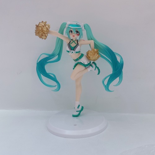 二次元初音未来手办批发加油拉拉队初音公仔机箱模型摆件批发玩具