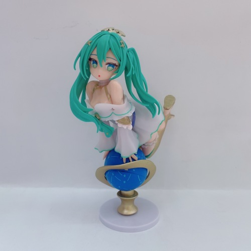 动漫初音未来手办批发纪念赏地球仪初音公仔机箱模型摆件批发玩具