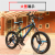 Mountain Snow Variable Speed Adult Bike Three Knife Integrated Wheel Double Disc Brake Shock Absorber Children's Bicycle