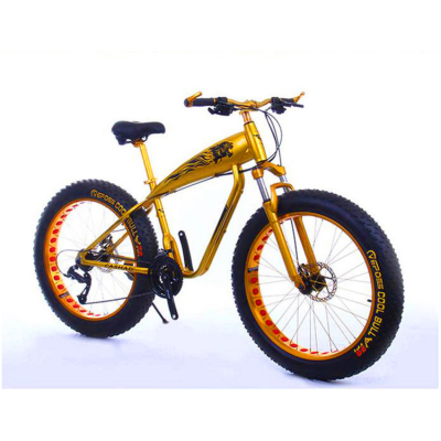 Power Bicycle 26-Inch Electric Bicycle Lithium Aluminum Alloy Wide Tire Mountain Bike Snowmobile