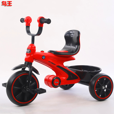 With Light Music Bicycle Non-Pneumatic Wheel 1/3/5 Years Old Baby Stroller Bicycle Children Tricycle