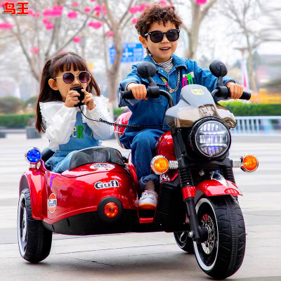 Baby Three-Wheel Chargeable with Remote Control Car Toy Car Adult Can Sit Large Double Children's Electric Motor