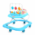 Baby Walker with Music/Height Three-Gear Adjustment with Fabric 6 Large Rubber Wheel Baby Walker