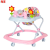 Baby Toy Car Height Adjustable Folding Music Baby Walker with Toys
