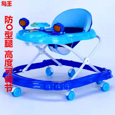 Baby Walker Infant Toddler Children Folding Stroller with Music Baby Walker Walking Car