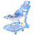 Baby Child Trolley 6/7-18 Months Anti-Rollover U-Shaped Footstep Car Infant Children's Walkers