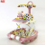 2022 8-Wheel Baby Walker with Seat and Push Rod/Anti-Rollover Walker Foldable Music Rocking Horse