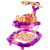 Plastic round Baby Walker with Music and Sunshade Anti-O-Leg Anti-Rollover Children's Walkers