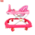 Children's Walkers Can Add Push Rod Fashion New Baby Walker with Plastic Wheels